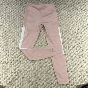 Zyia Rose Pink with White Detail Leggings